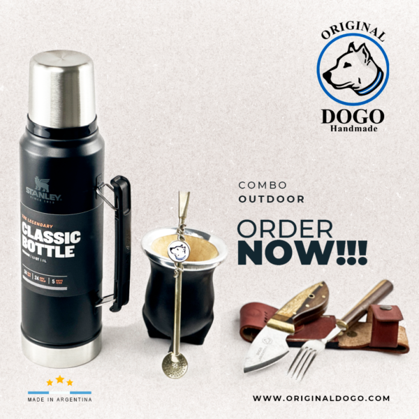 3 in 1 - Set Knife and Fork Mod:201+Small Imperial Mate+Stanley (Black Edition)